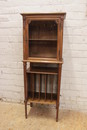 Louis XVI style Display cabinet in Walnut, France 1900