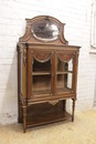 Louis XVI style Display cabinet in Walnut, France 19th century