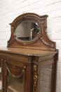 Louis XVI style Display cabinet in Walnut, France 19th century