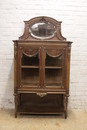 Louis XVI style Display cabinet in Walnut, France 19th century