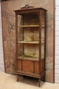 Louis XVI style Display cabinet in Walnut, France 1900