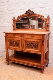 Louis XVI server in walnut