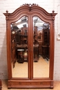 Louis XVI style Armoire in mahogany, France 1900