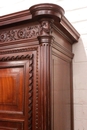 Louis XVI style Armoire in mahogany, France 1900