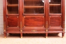 Louis XVI style Bookcase in mahogany & bronze, France 19th century