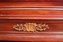 Louis XVI style Bookcase in mahogany & bronze, France 19th century