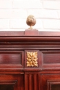 Louis XVI style Bookcase in mahogany & bronze, France 19th century