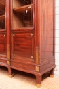 Louis XVI style Bookcase in mahogany & bronze, France 19th century