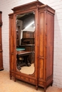 Louis XVI style Armoire in mahogany & bronze, France 1900