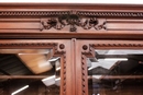 Louis XVI style Bookcase in Walnut, France 19th century
