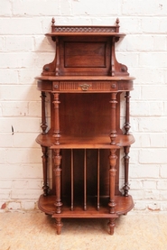 Louis XVI style cabinet in walnut