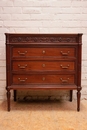 Louis XVI style Chest of drawers in mahogany, France 1900