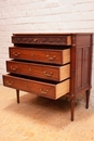 Louis XVI style Chest of drawers in mahogany, France 1900