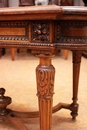 Louis XVI style Desk table in Walnut, France 19th century