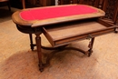 Louis XVI style Desk table in Walnut, France 19th century