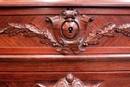 Louis XVI style Secretary desk in rosewood, France 19th century