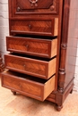 Louis XVI style Secretary desk in rosewood, France 19th century