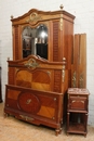 Louis XVI style Bedroom in mahogany & bronze, France 1900