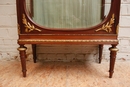 Louis XVI style Display cabinet in mahogany, France 19th century