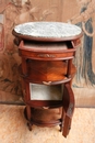 Louis XVI style Nightstand in mahogany, France 19th century