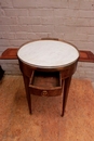 style Table in Inlay bronze marble, France 1900