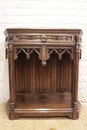 Gothic style Console in Walnut, France 19th century