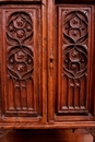Gothic style Cabinet in Walnut, France 19th century