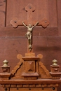 Gothic style Altar in Oak, Belgium 1900