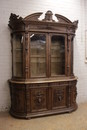 Renaissance style Bookcase in Oak, France 19th century