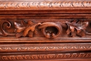 Hunt style Cabinet in Oak, France 19th century