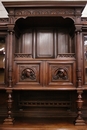 Henri II style Cabinet in Walnut, France 19th century