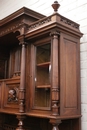 Henri II style Cabinet in Walnut, France 19th century