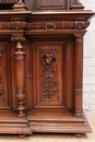 Henri II style Cabinet in Walnut, France 19th century