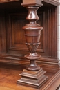 Henri II style Cabinet in Walnut, France 19th century