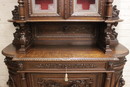 Hunt style Cabinet in Oak, France 19th century