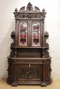 Hunt style Cabinet in Oak, France 19th century