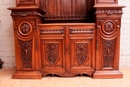 Renaissance style Cabinet in Walnut, France 19th century