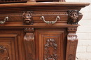 Renaissance style Cabinet in Walnut, France 19th century