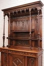 Renaissance style Cabinet in Walnut, France 19th century