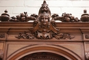 Renaissance style Cabinet in Walnut, France 19th century