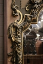 style Trumeau mirror in wood and plaster, France 19th century
