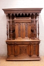 Renaissance style Cabinet in Walnut, France 19th century