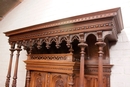 Renaissance style Cabinet in Walnut, France 19th century