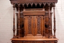 Renaissance style Cabinet in Walnut, France 19th century