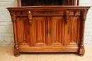 Gothic style Cabinet in Walnut, France 19th century