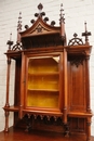 Gothic style Cabinet in Walnut, France 19th century