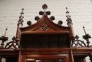 Gothic style Cabinet in Walnut, France 19th century