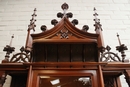 Gothic style Cabinet in Walnut, France 19th century