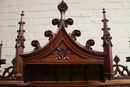 Gothic style Cabinet in Walnut, France 19th century