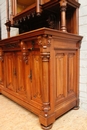 Gothic style Cabinet in Walnut, France 19th century